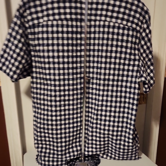 Goodfellow & Co Blue and White Casual Button Down Shirt - Picture 3 of 3